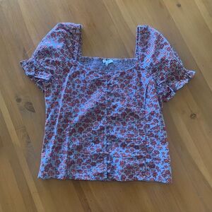 Madewell Floral Blouse